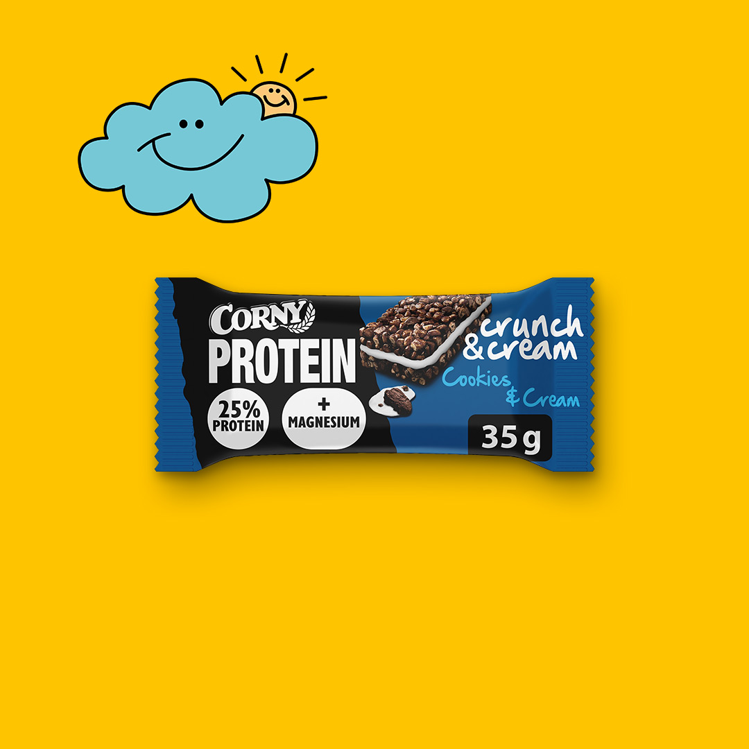 CORNY Protein Crunch & Cream Cookies & Cream